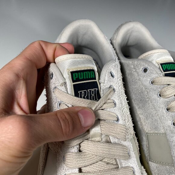 Puma Sampson Rhude Beige Textile Trainers 371392-01 mens size US 10 - Picture 3 of 9